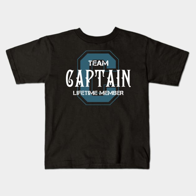 CAPTAIN Kids T-Shirt by TANISHA TORRES